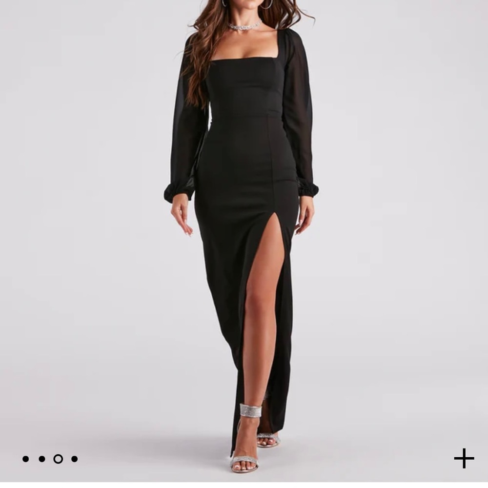 Elegant Cocktail Black Dress